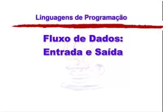 linguagens de programa o