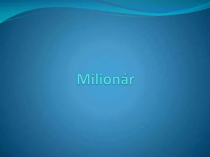 milion r