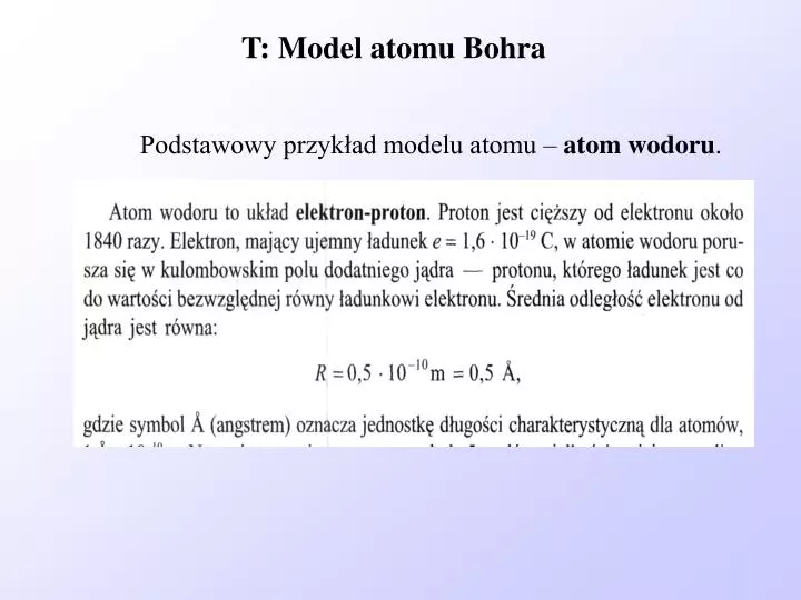 t model atomu bohra
