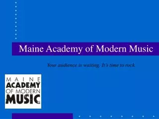 Maine Academy of Modern Music