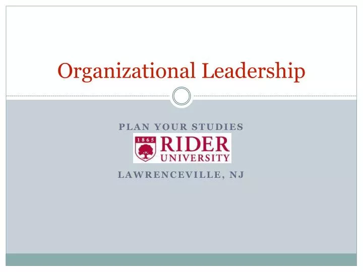 organizational leadership