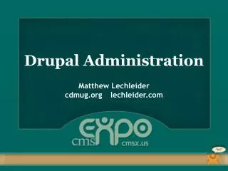 Drupal Administration