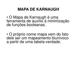 mapa de karnaugh
