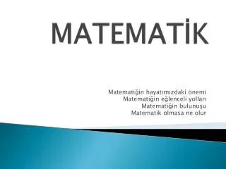 matemat k