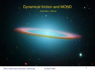 Dynamical friction and MOND