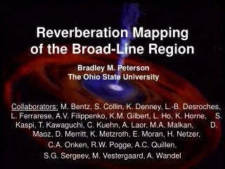 Reverberation Mapping of the Broad-Line Region