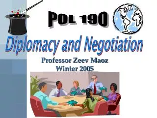 Diplomacy and Negotiation