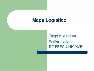 mapa log stico