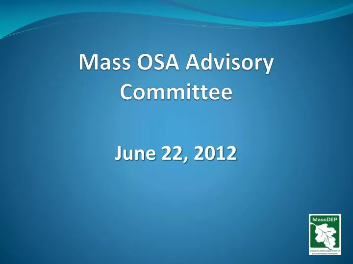 mass osa advisory committee