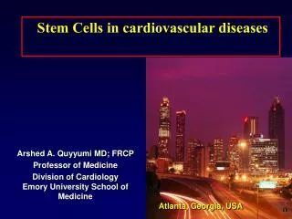 Stem Cells in cardiovascular diseases