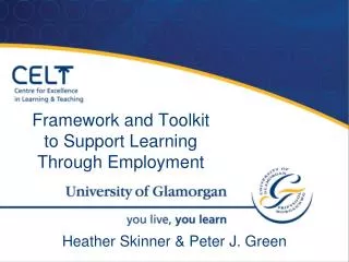 Framework and Toolkit to Support Learning Through Employment