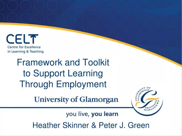 framework and toolkit to support learning through employment