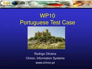 WP10 Portuguese Test Case