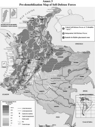 Annex 3 Pre-demobilization Map of Self-Defense Forces