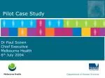 Pilot Case Study - slide 1