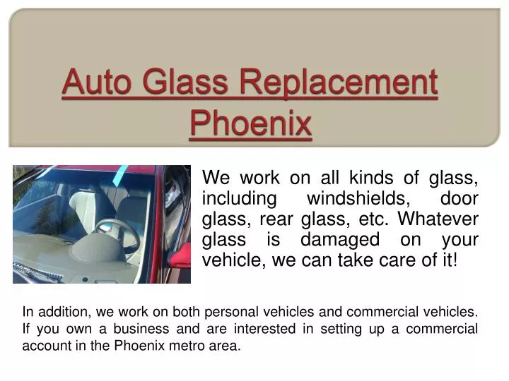 auto glass replacement phoenix