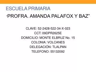 escuela primaria