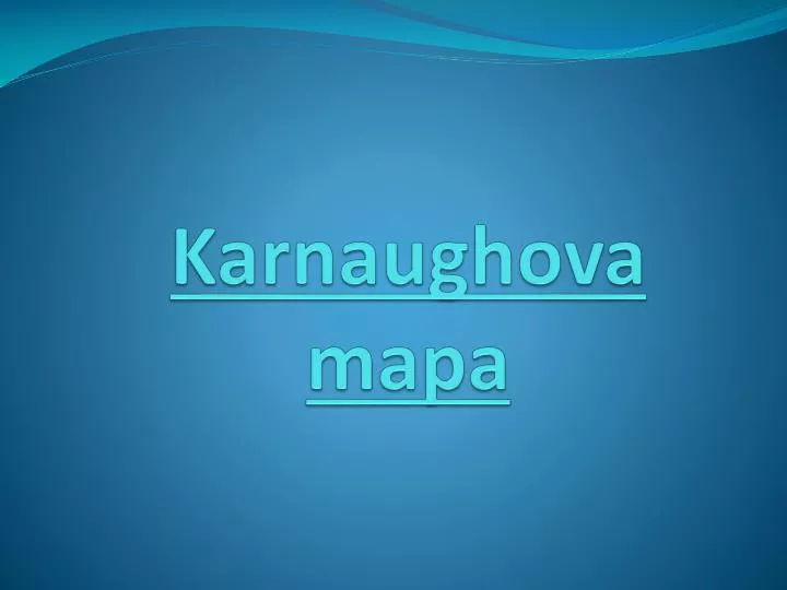 karnaughova mapa