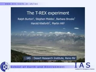 The T-REX experiment
