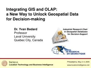 Integrating GIS and OLAP: a New Way to Unlock Geospatial Data for Decision-making