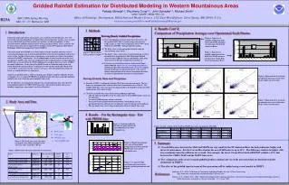 Gridded Rainfall Estimation for Distributed Modeling in Western Mountainous Areas