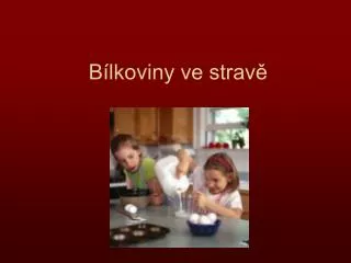 b lkoviny ve strav