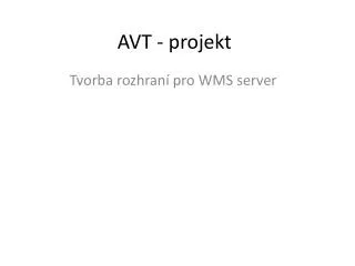 avt projekt