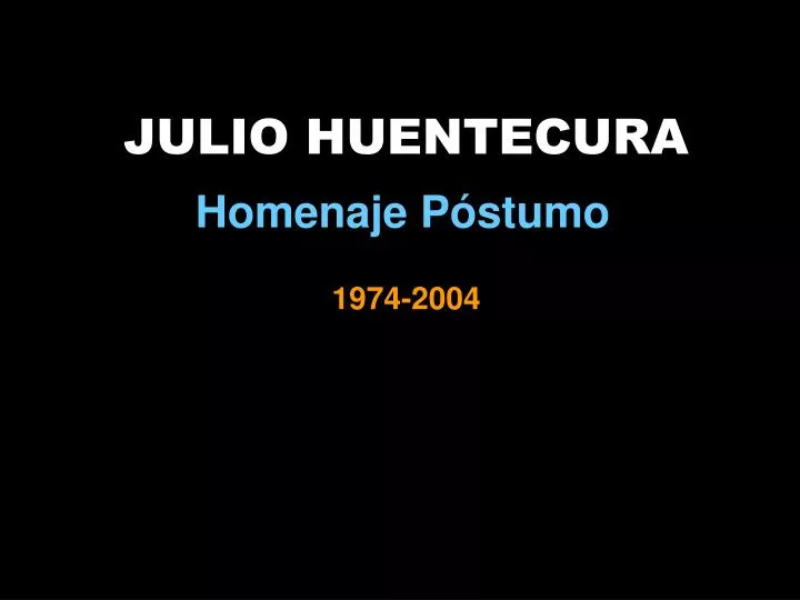 julio huentecura