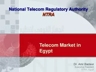 National Telecom Regulatory Authority NTRA