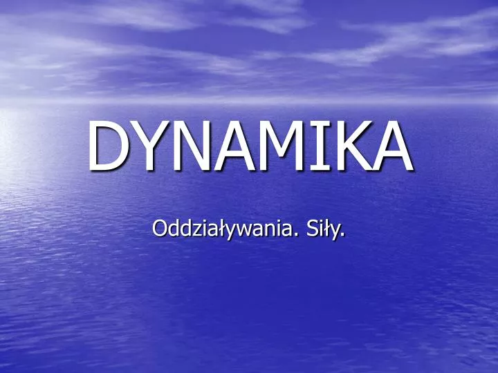 dynamika