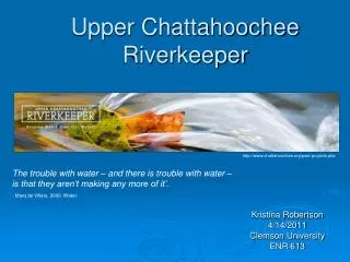 Upper Chattahoochee Riverkeeper