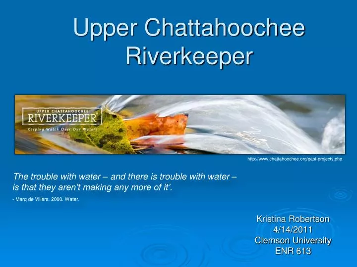 upper chattahoochee riverkeeper