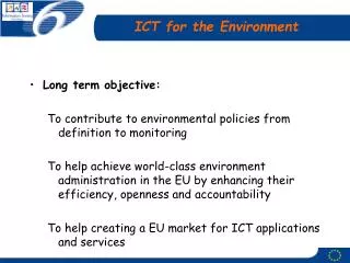 ICT for the Environment
