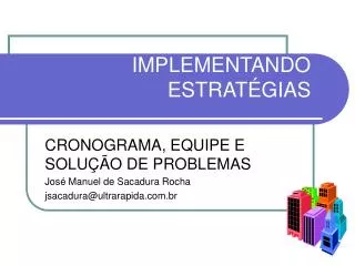implementando estrat gias
