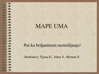 mape uma