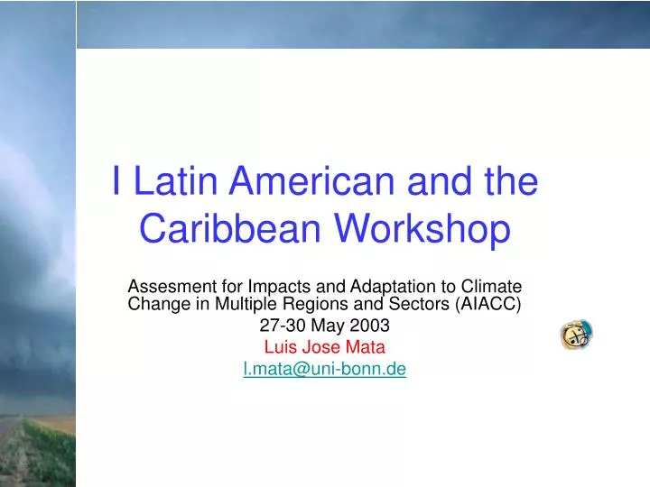 i latin american and the caribbean workshop