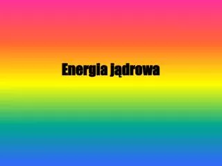 energia j drowa