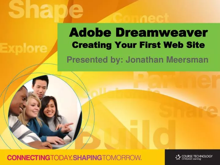 adobe dreamweaver creating your first web site