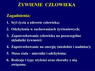 ywienie cz owieka