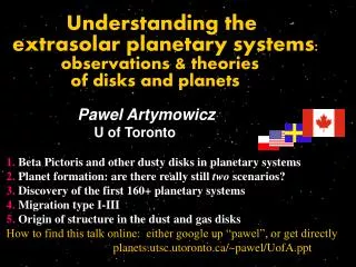 Understanding the extrasolar planetary systems : observations &amp; theories