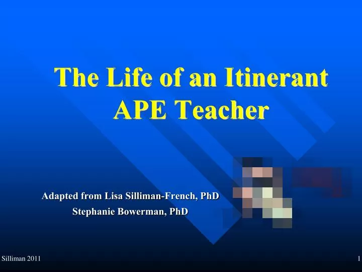 the life of an itinerant ape teacher