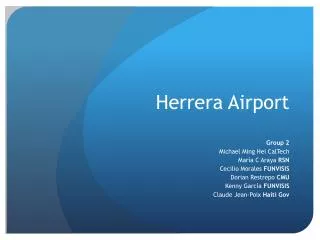 Herrera Airport