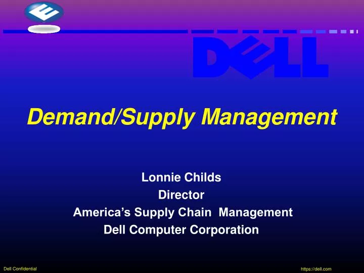 lonnie childs director america s supply chain management dell computer corporation