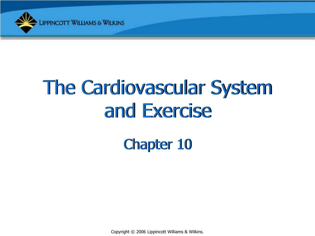 PPT - The Cardiovascular System and Exercise PowerPoint Presentation ...