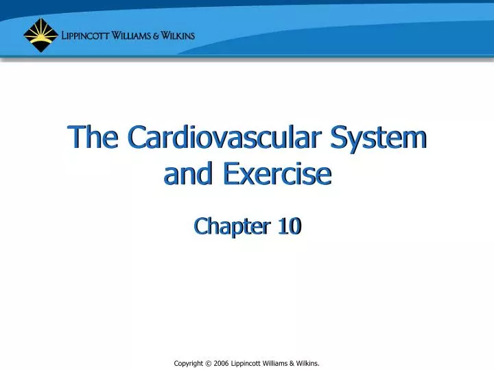 the cardiovascular system and exercise