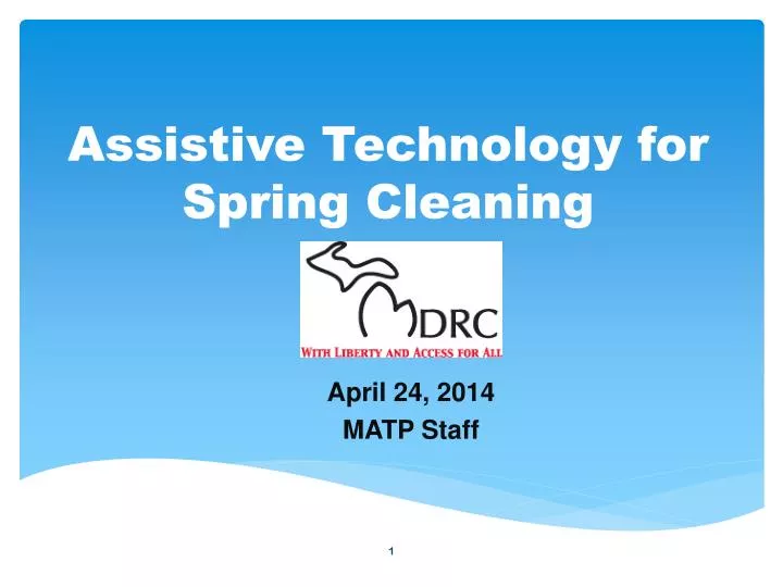 assistive technology for spring cleaning