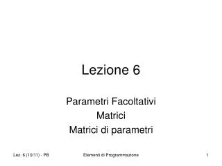 lezione 6