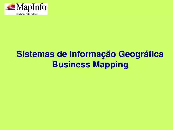 sistemas de informa o geogr fica business mapping
