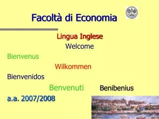 facolt di economia