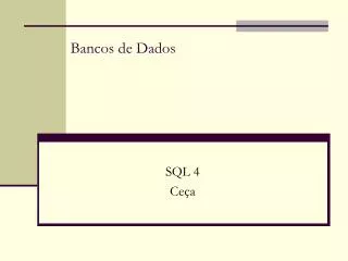 bancos de dados